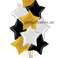 9-Foil Star Balloon Bouquet