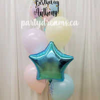 Dreamy Pastel ~ Bespoke Bubble Birthday Balloon Bouquet #205