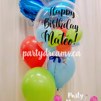 Fun Birthday ~ Jumbo Number Birthday Balloon Bouquet #206