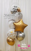 Celebrate Your Graduation! ~ Graduation Bespoke Bubble Balloon Bouquet #227