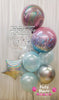 Wondrous Wishes ~ Bespoke Ombre Orbz Birthday Balloon Bouquet Set #124