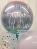 Ombre Sparkle ~ Bespoke Orbz Balloon Bouquet #276