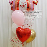 Valentine's Day Balloon Bouquet #326