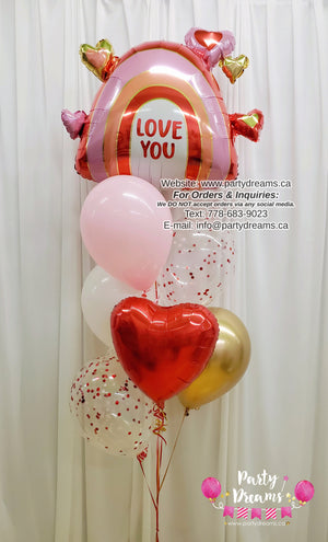 Valentine's Day Balloon Bouquet #326