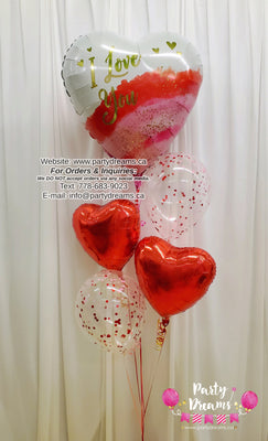 Valentine's Day Balloon Bouquet #325