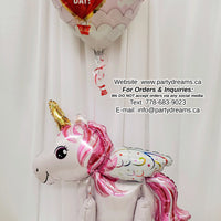Lovely Unicorn ~ Valentine's Day Balloon Set #327