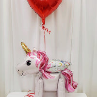 Personalized Lovely Unicorn ~ Valentine's Day Balloon Set #328