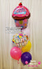 Cupcake Fun~ Birthday Balloon Bouquet #334