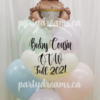 Welcome Baby ~ Bespoke Bubble Balloon Bouquet #121