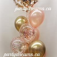 Precious Baby ~ Welcome Baby Bespoke Confetti Bubble Balloon Bouquet #BA04