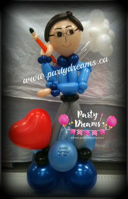 Balloon Sculpture - Birthday Creative Man (Medium) #BP24