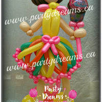 Balloon Sculpture - Fiesta Girl (Medium) #BP18