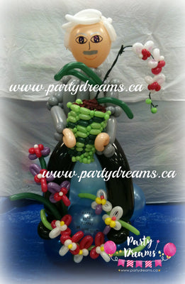 Balloon Sculpture - Orchid Lover (Medium) #BP20