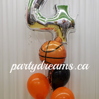 Basketball Birthday Balloon Bouquet #65