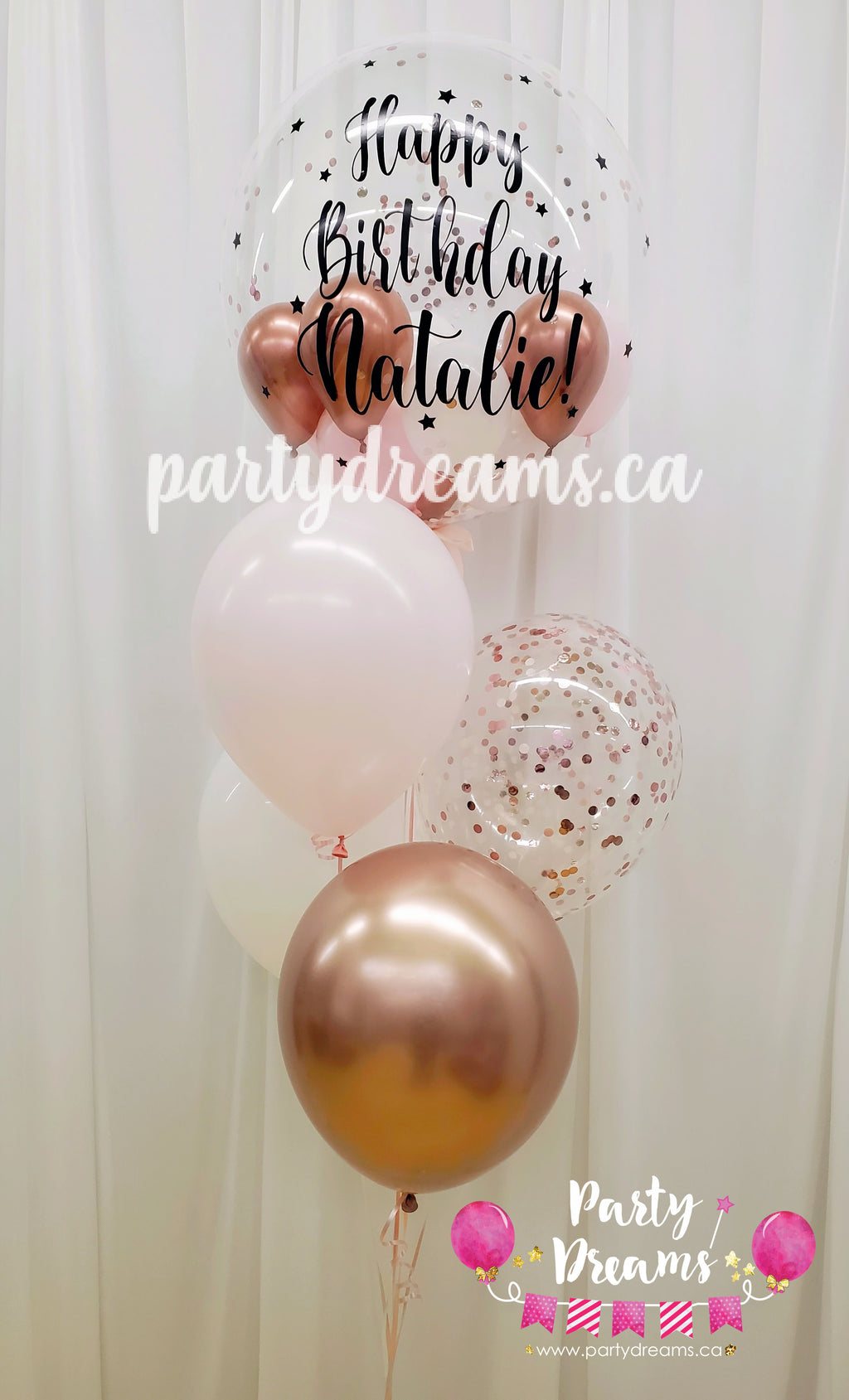 Sweet Kisses ~ Bespoke Bubble Balloon Bouquet #196