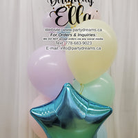 Dreamy Pastel ~ Bespoke Bubble Birthday Balloon Bouquet #205