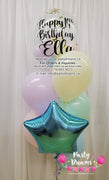 Dreamy Pastel ~ Bespoke Bubble Birthday Balloon Bouquet #205