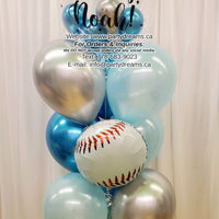 Baseball Lover ~ Bespoke Bubble Balloon Bouquet #265