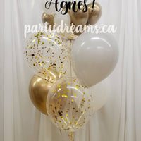 Pearly Dream ~ Bespoke Bubble Balloon Bouquet #197