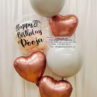 Timeless Beauty ~ Bespoke Bubble Balloon Bouquet Set #305