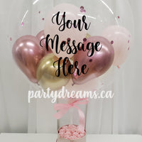 Sparkling Pink ~ Bespoke Balloon Soap Rose Box Set #173