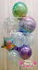 Wondrous Wishes ~ Bespoke Ombre Orbz Birthday Balloon Bouquet Set #124