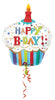 Birthday Cupcake ~ Confetti Bubble Balloon Bouquet #CH19
