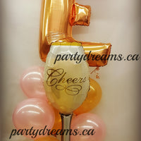 Jumbo Letter Balloon Bouquet #EB3