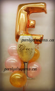 Initial Letter Balloon Bouquet #EB3