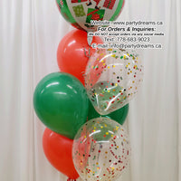 Lovely Elf ~ Christmas Balloon Bouquet #XMAS05