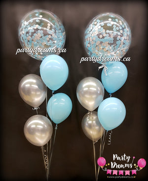 Confetti Bubble Balloon Bouquet Set #C2