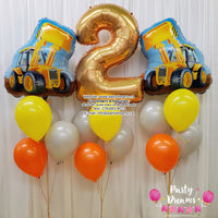 Construction Party Fun! ~ Birthday Balloon Bouquet Set #288
