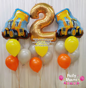 Construction Party Fun! ~ Birthday Balloon Bouquet Set #288