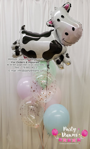 Lovely Cow ~ Birthday Balloon Bouquet #243