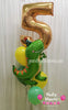 Happy Dino ~ Jumbo Number Birthday Balloon Bouquet #159