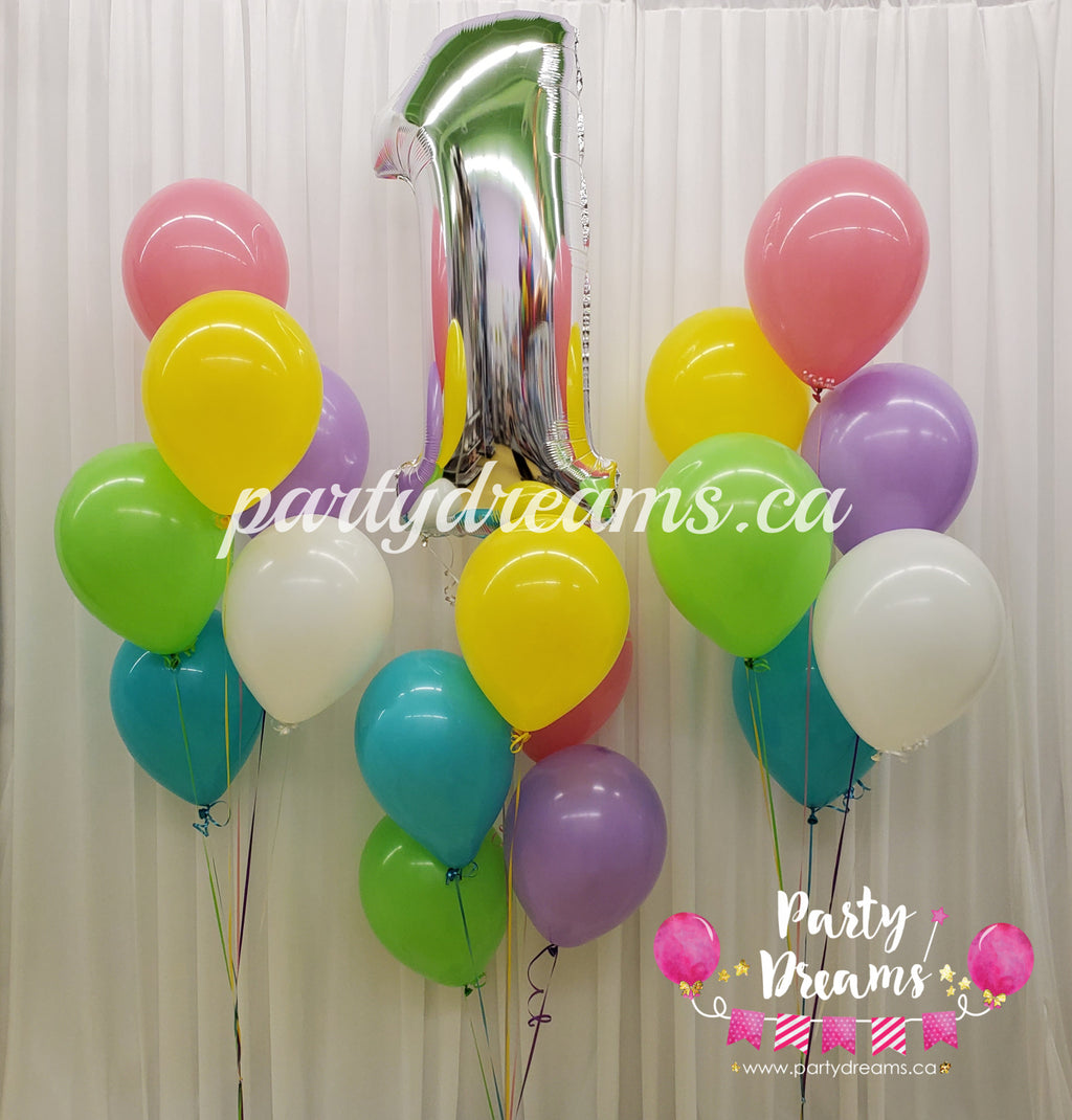 First Birthday Balloon Bouquet Set #29