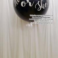 Custom Gender Reveal Round Balloon #312