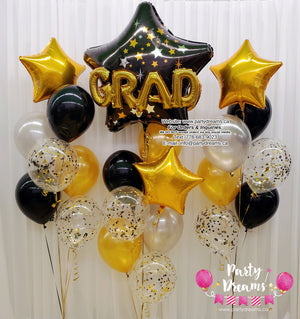 Keep Reaching For The Stars! ~ Graduation Balloon Bouquet Set #219