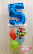 Fun Birthday ~ Jumbo Number Birthday Balloon Bouquet #206