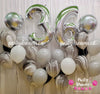 Classic B&W ~ Jumbo Number Birthday Balloon Set #MB1