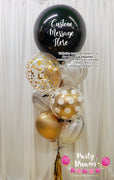 Personalized Round Balloon Bouquet #313