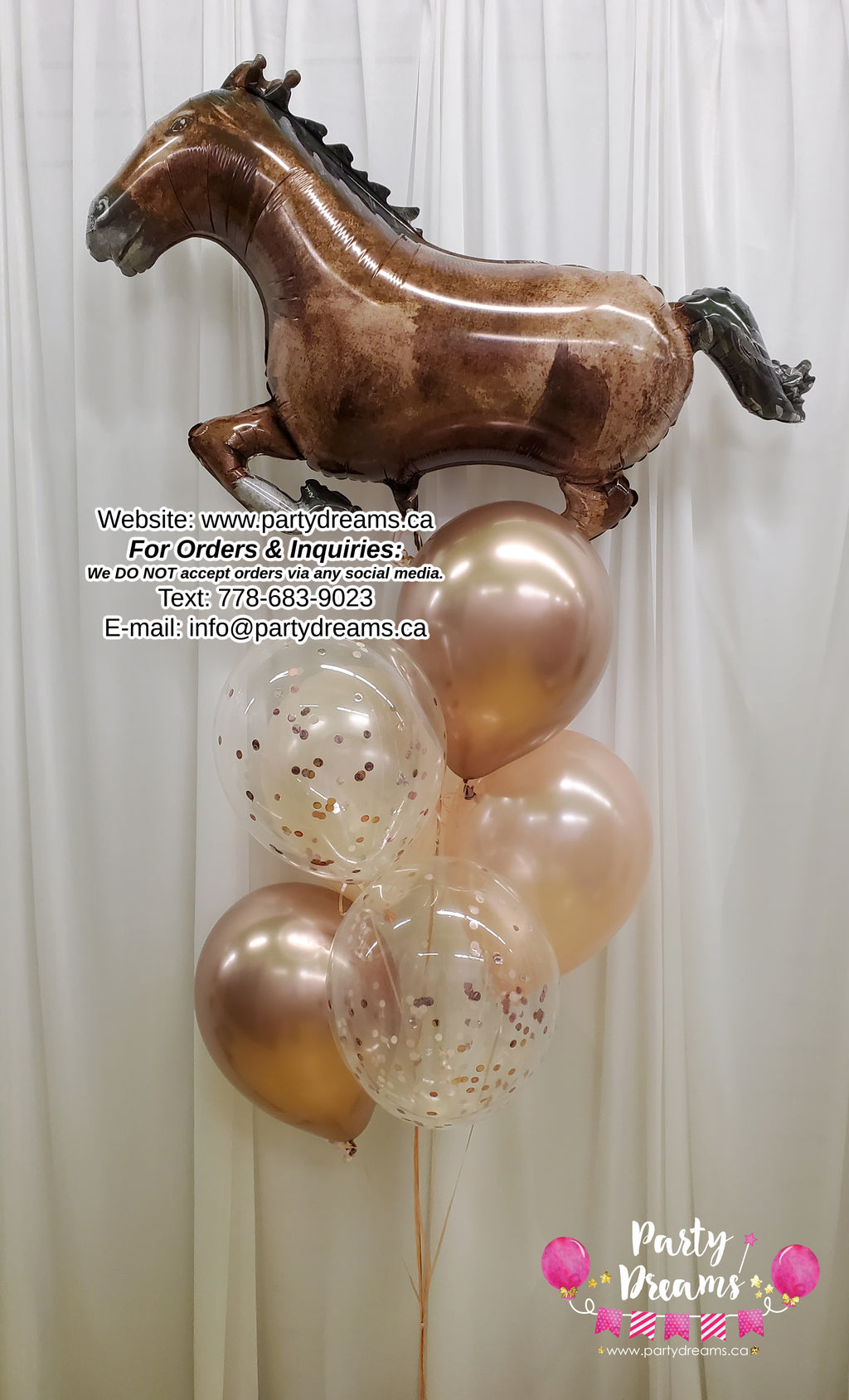Happy Horse ~ Birthday Balloon Bouquet #283