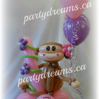 Balloon Animal - Monkey in Garden (Medium) #AM20