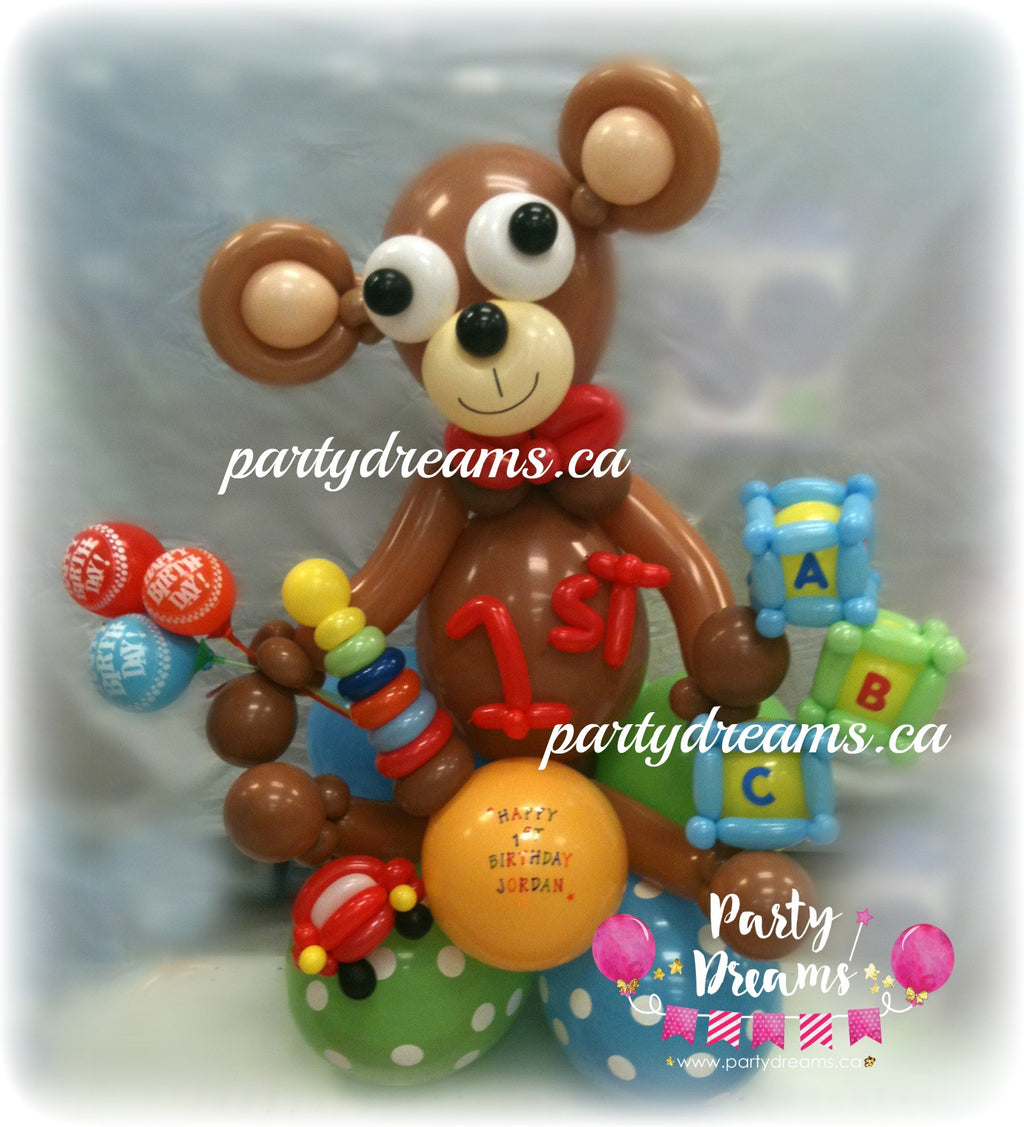 Balloon Animal - Fun Bear (Medium) #AM12