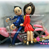 Wedding Couple on Motorcycle #WBC2