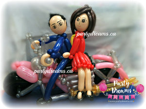 Wedding Couple on Motorcycle #WBC2