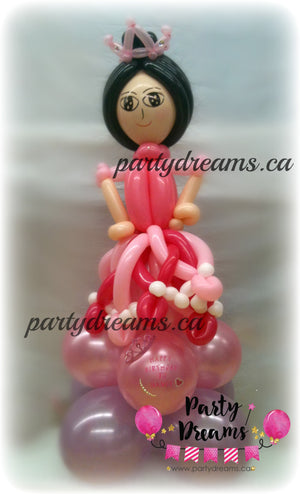 Balloon Sculpture - Birthday Princess (Medium) #BP35