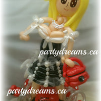 Balloon Sculpture - Birthday Pretty Lady (Medium) #BP45