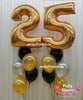 Jumbo Number Birthday Balloon Bouquet Set #301