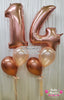 Jumbo Number Birthday Balloon Bouquet Set #300